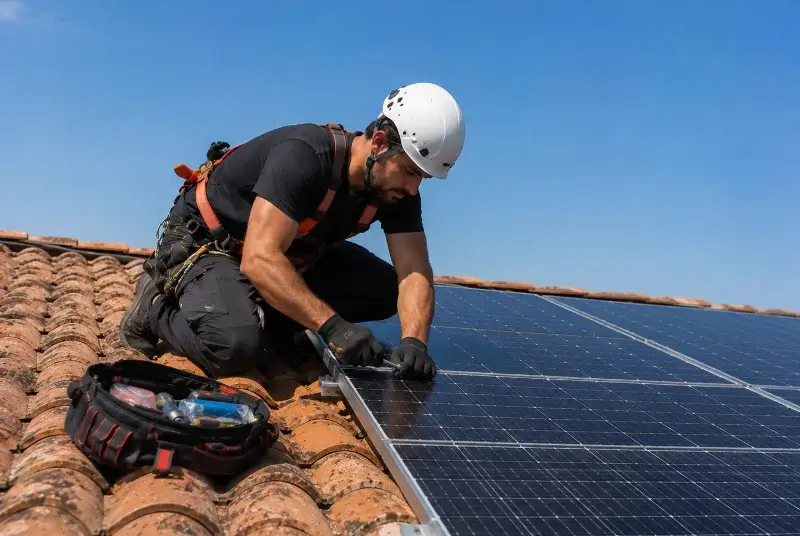 Maintenance et monitoring de panneaux solaires à Saint-Malo
