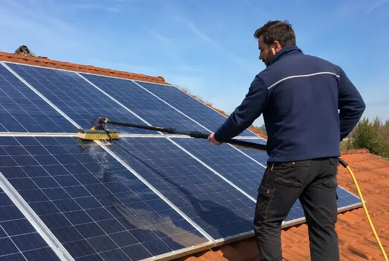 Nettoyage et entretien de panneaux solaires à Saint-Malo